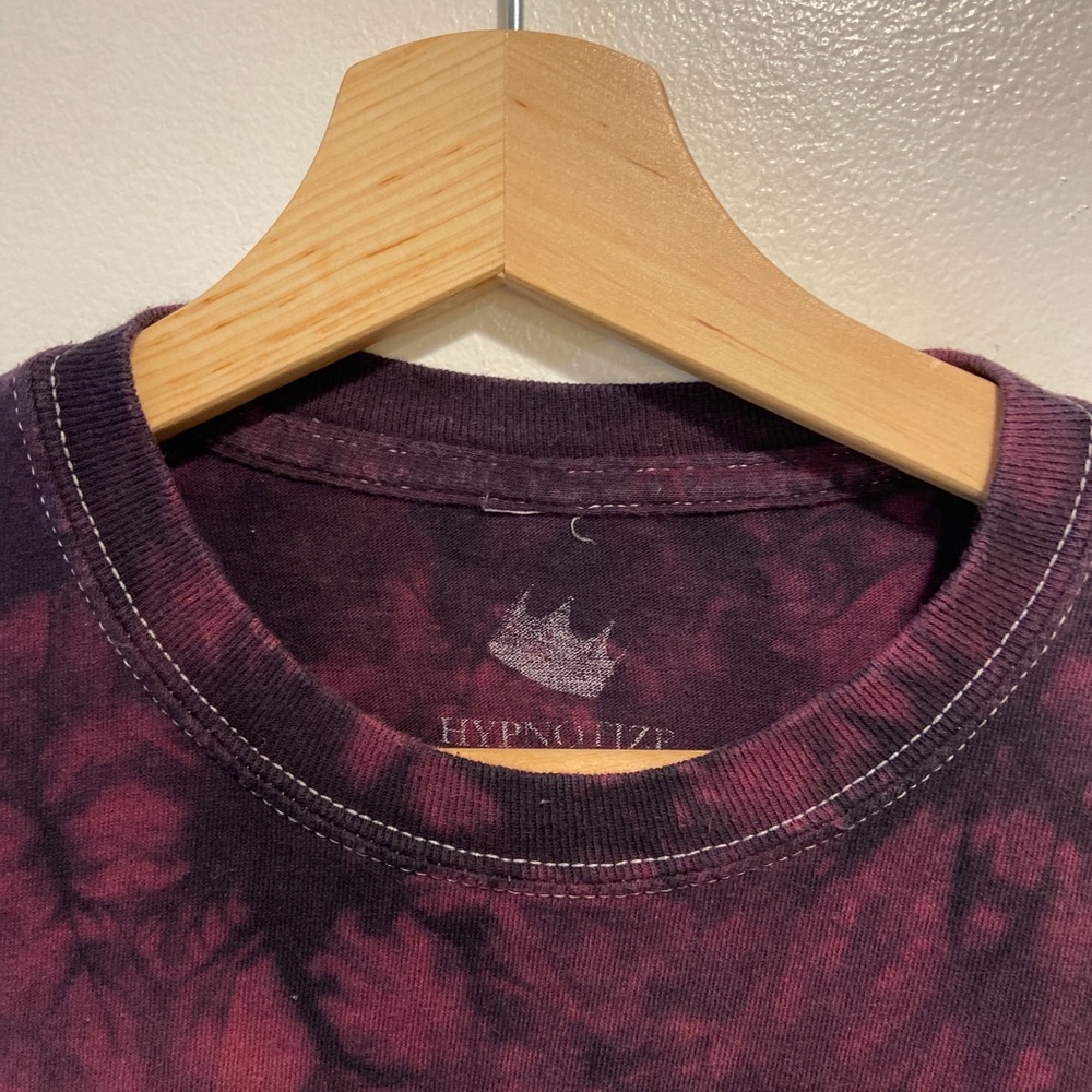Hypnotize Biggie Smalls Lumberjack Charlie Brown Tie Dye T-shirt Mens S (Tag M)